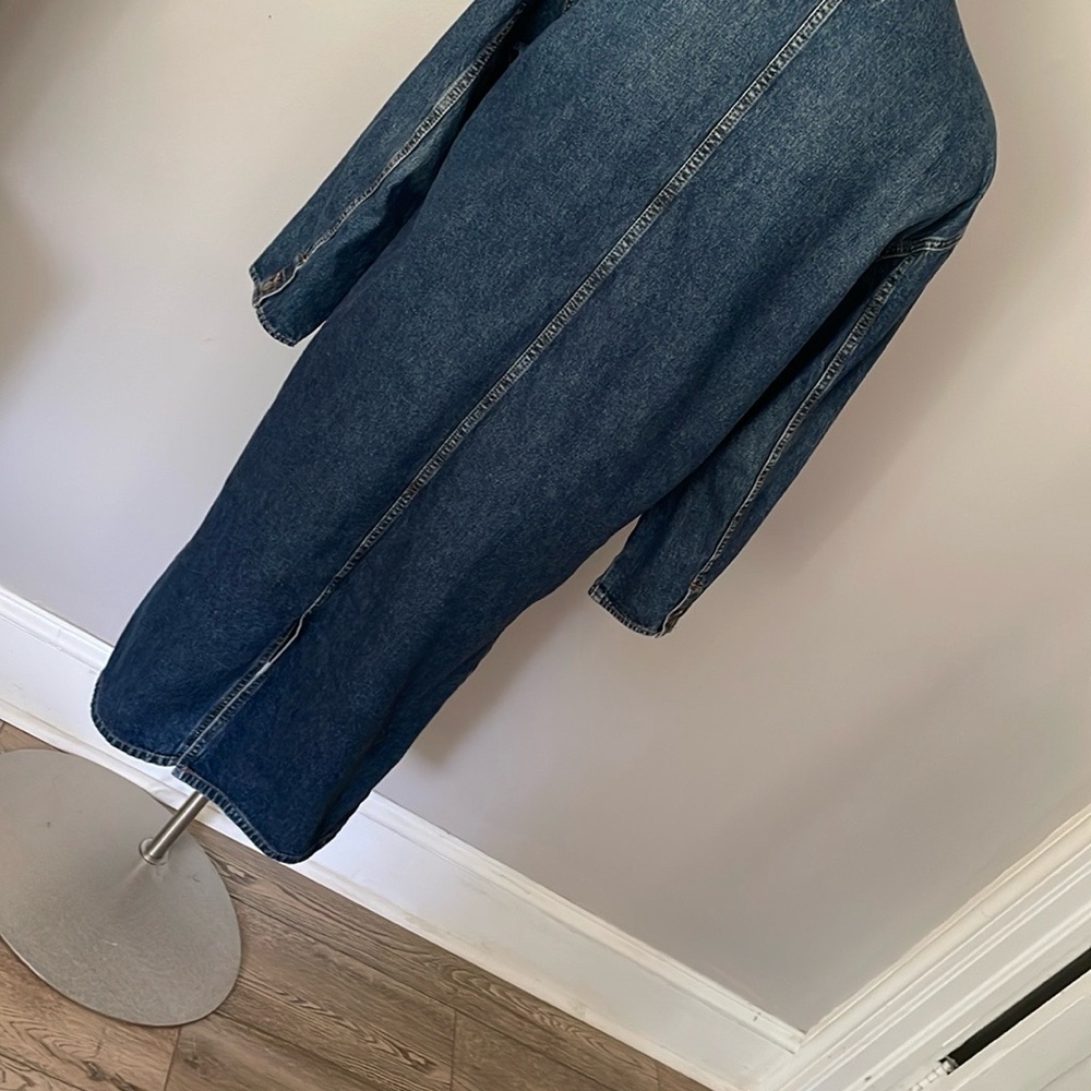 Gap Workforce Denim Trench Jacket - image 2